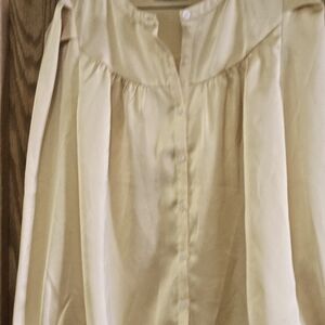 Greylin Yellow Silky Blouse From The Bay